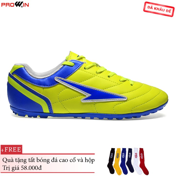Giày đá bóng Prowin cao cấp vàng chanh - nhà phân phối chính từ hãng