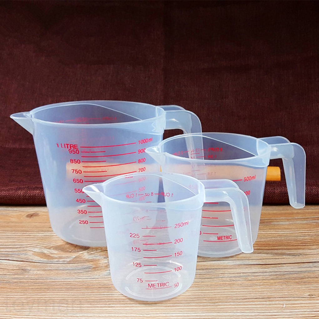 Cốc đo lường làm bánh bằng nhựa trong suốt dung tích 500ml