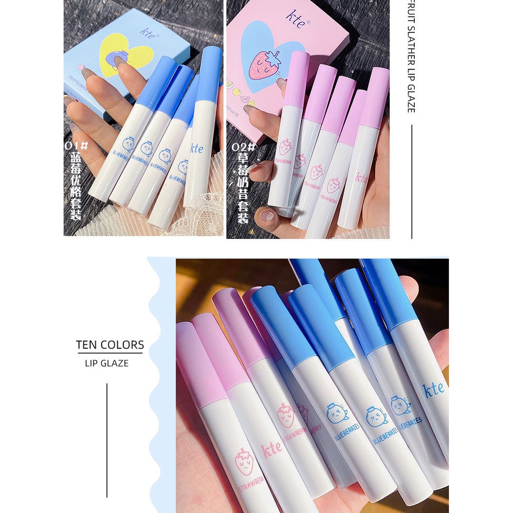 🐳[Hàng mới về]Set 5 Cây Son Kem Lì KTE Fluffy Matte Lip Glaze | BigBuy360 - bigbuy360.vn