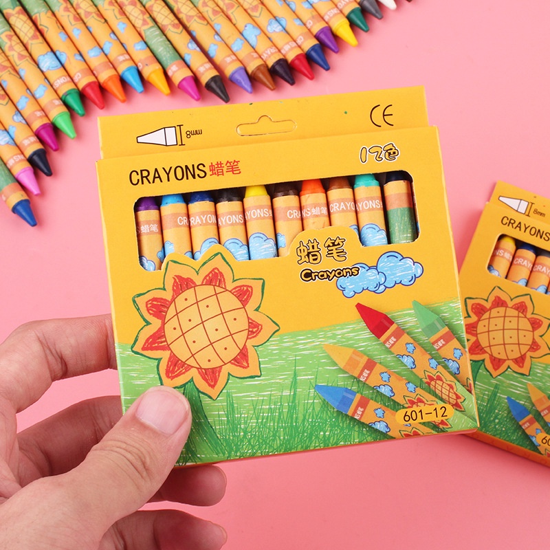 Hộp 24 bút sáp dầu tô màu cho bé