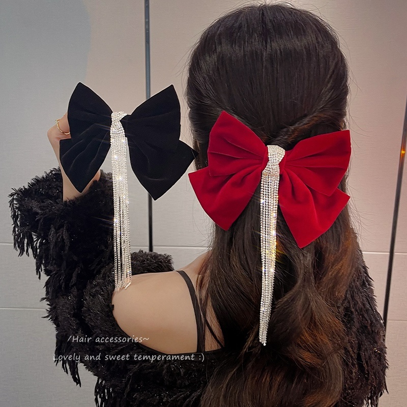 Kẹp Tóc Hình Bướm Đính Kim Cương Giả Thời Trang Hàn Quốc Cho Nữ