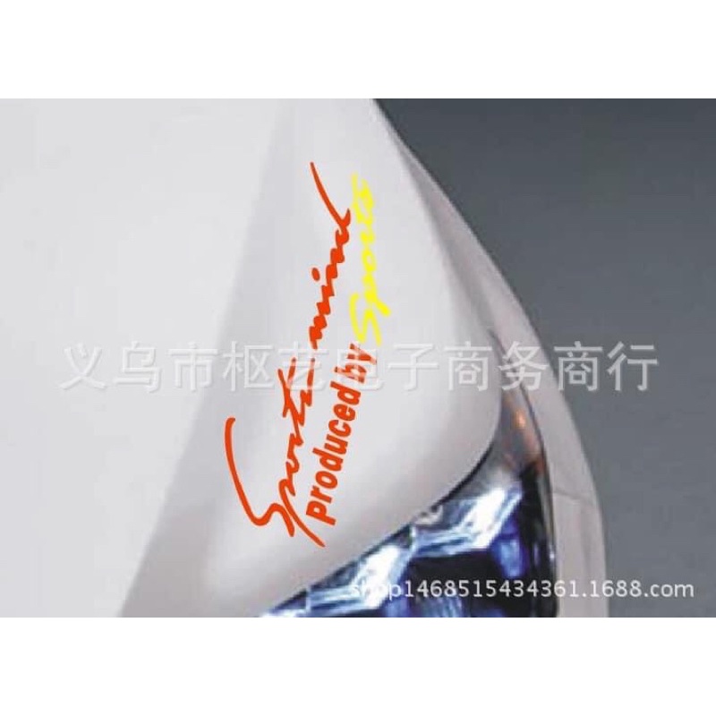 Tem dán thể thao ô tô Sportmind Produced By Bport dán xe hơi, sử dụng cho tất cả các loại xe