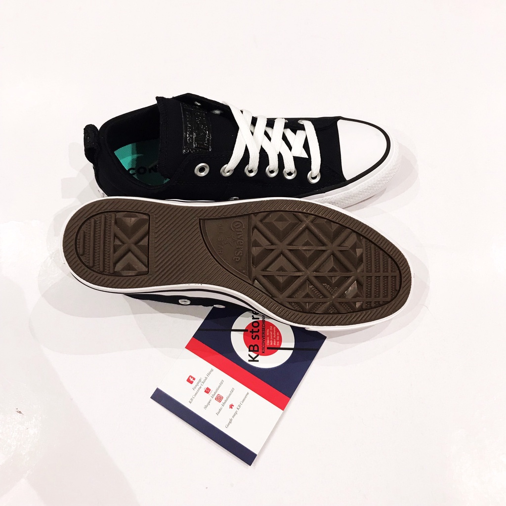 Giày Converse Madison đen cổ thấp chính hãng