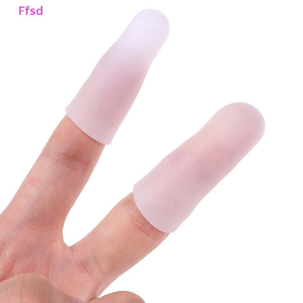 Bộ 10 Găng Silicon Đeo Ngón Tay Hỗ Trợ Chất Lượng Cao