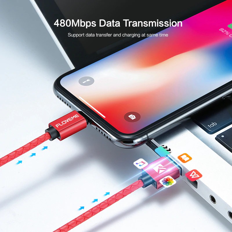 Cáp sạc Micro USB type C thương hiệu FLOVEME chất lượng cao