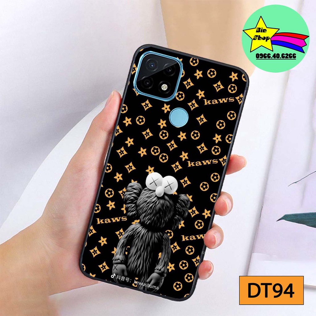 Ốp lưng Realme C21y / Realme C25 / Realme C25S in hình Robot Bear độc đáo, cá tính, chất liệu in UV chống trầy xước