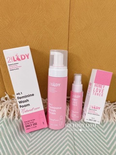 XỊT HỒNG BÍM 2LADY combo xịt rửa