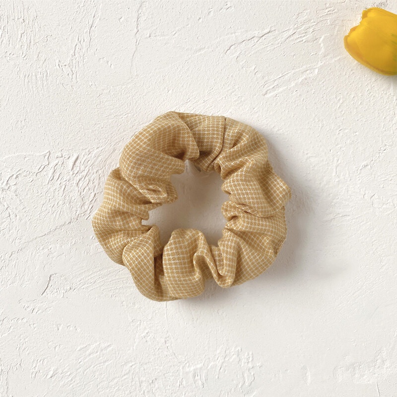 1 Chiếc Dây Buộc Tóc Tones Màu Vàng Màu Sắc Xinh Xắn Thời Trang Cho Nữ