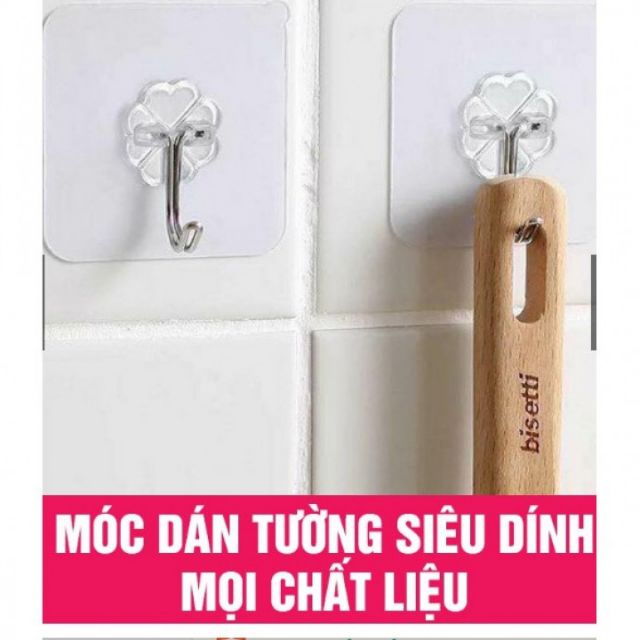 móc dán tường đa năng chịu lượng siêu chắc