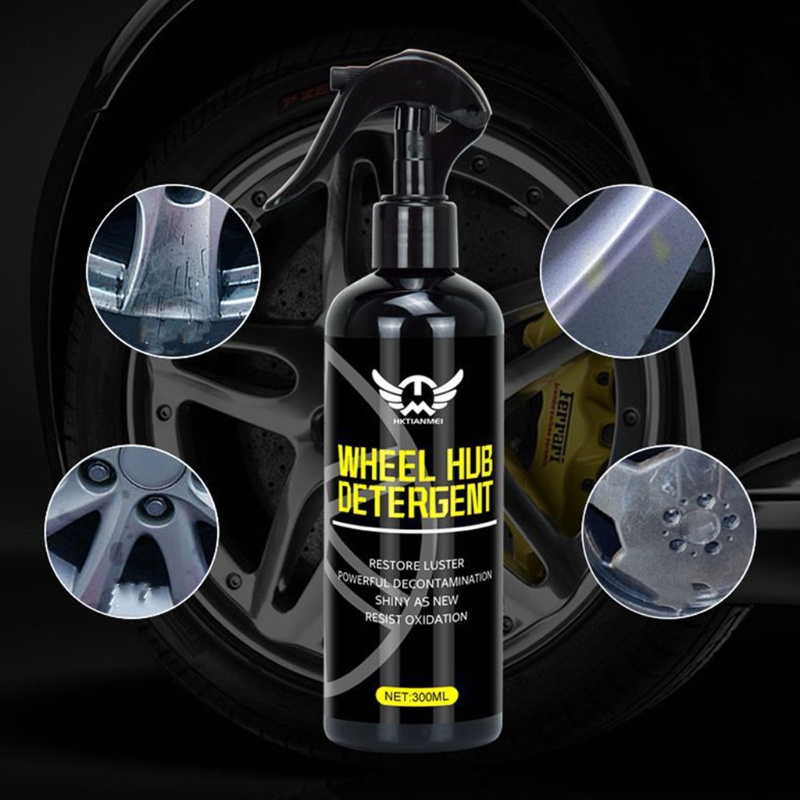 Dung Dịch Làm Sạch Rỉ Sét Cho Bánh Xe Hơi / Xe Tải 300ml Tiện Dụng