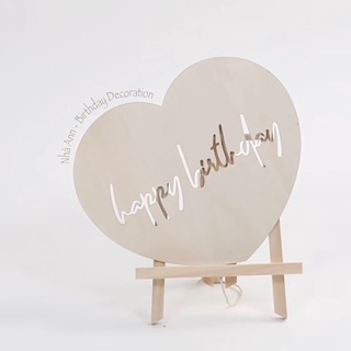 BẢNG GỖ HAPPY BIRTHDAY HÀN QUỐC