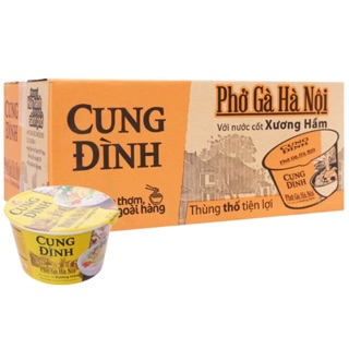 THÙNG 12 BÁT PHỞ BÒ - GÀ CUNG ĐÌNH MICOEM 80G