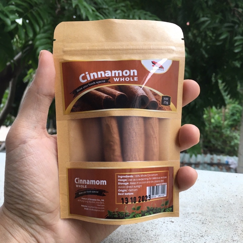 Quế thanh đặc sản Yên Bái chuẩn, đẹp, cực thơm (25g)