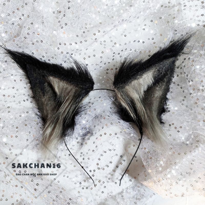 Tai cáo đen xám cosplay độc đáo