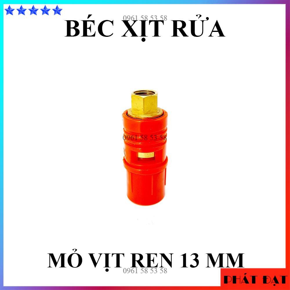 Béc xịt rửa xe cao áp mỏ vịt lõi sứ ren trong 13mm, Đài Loan, có chỉnh tia - Phát Đạt