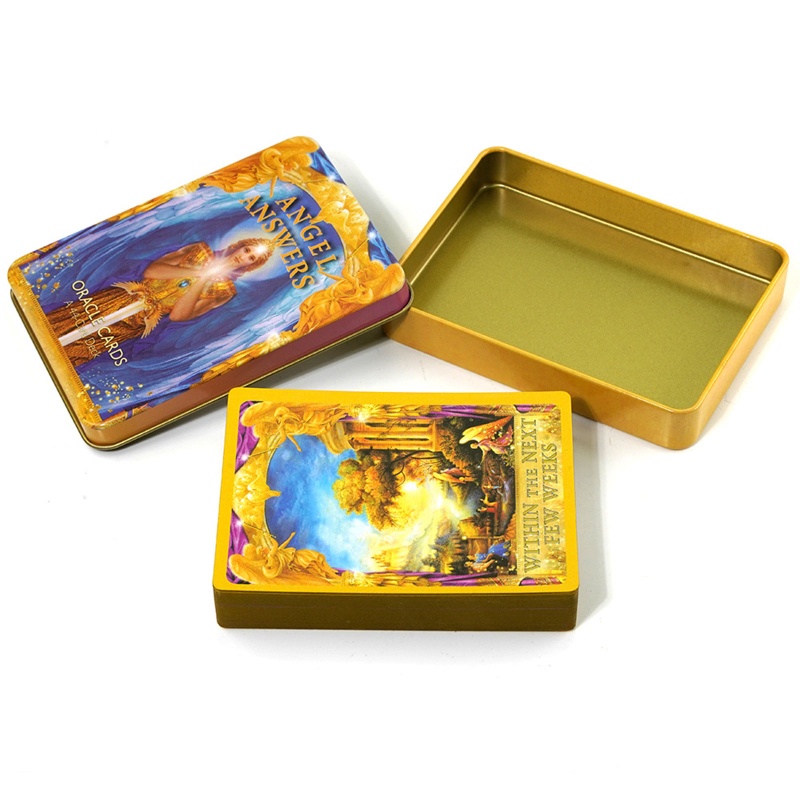 Bộ Bài Tarot Huyền Bí Hộp Sắt Cổ Điển