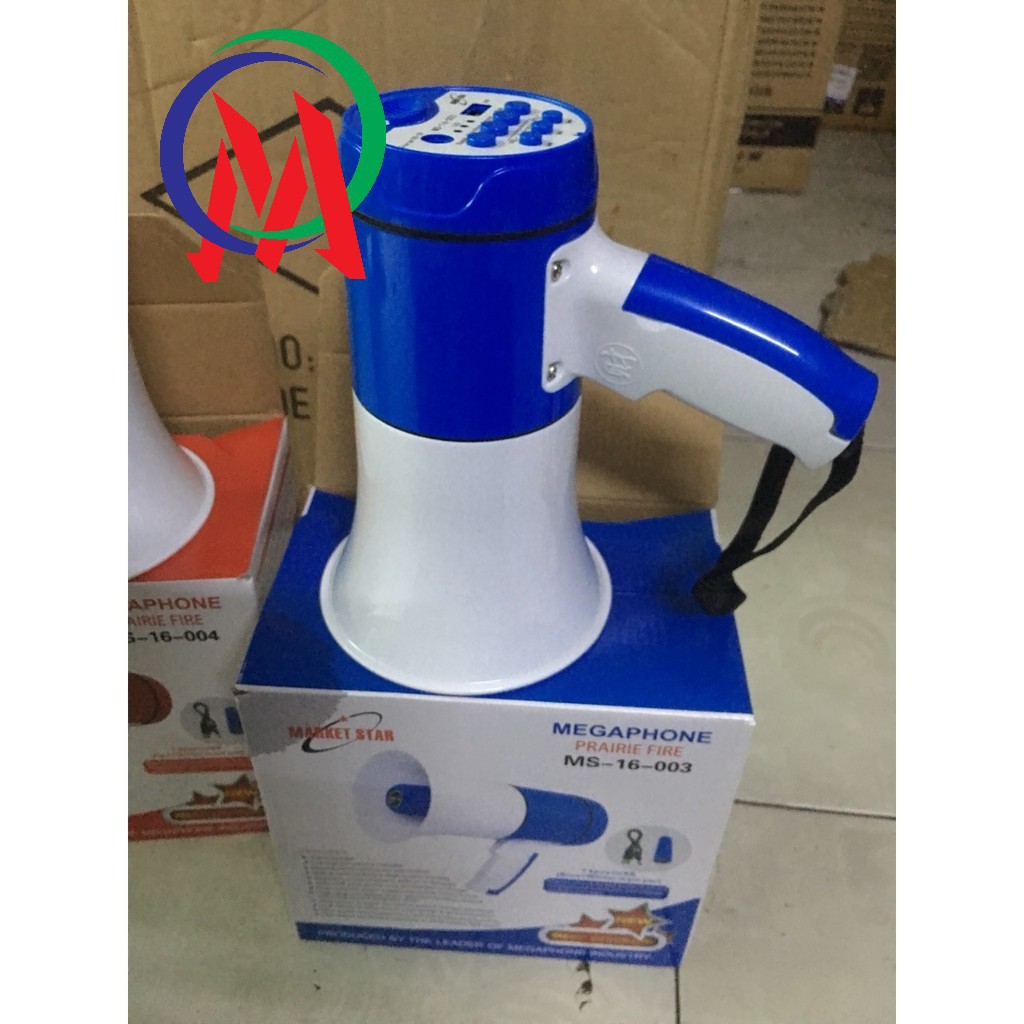 Loa Phóng Thanh 15W  MS- 003/004 Ghi âm Phát lại liên tục ÂM THANH TO - VANG , LOA BÁN HÀNG RONG - RAO VẶT.