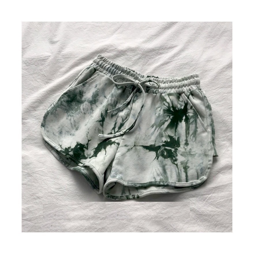 freeship Quần Short Loang Nữ Ống Rộng ,Quần Đùi Nữ Dây Rút Túi Trước 4 Màu V013 | BigBuy360 - bigbuy360.vn