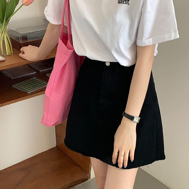 chân váy jean Màu Trơn Thời Trang 42924 Cho Nữ | BigBuy360 - bigbuy360.vn