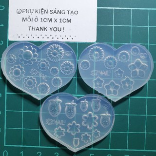 Khuôn hoa 3d Nail- khkt01 🌺🌻🌼🌸