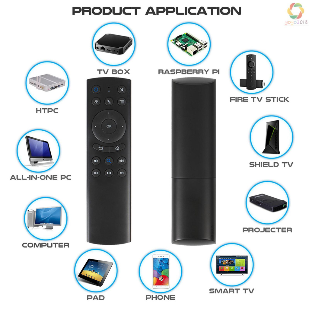 ANDROID Chuột Bay Thông Minh G20bts Điều Khiển Từ Xa Kết Nối Bluetooth Tương Thích Với Tv Box