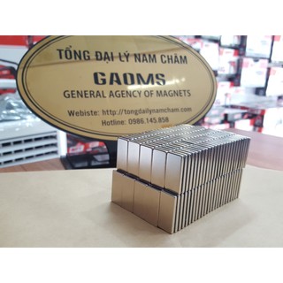 Nam châm đất hiếm 30*15*3mm, nam châm viên lực hút siêu mạnh