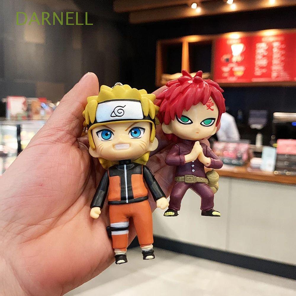 Móc Chìa Khóa Hình Nhân Vật Anime Kakashi Naruto Gaara Bằng PVC