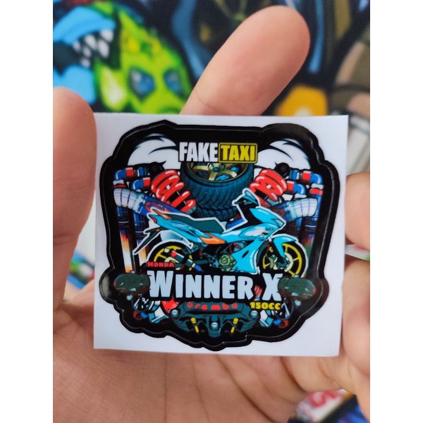 Decal Tem Honda Winner X kiểu Thái Lan