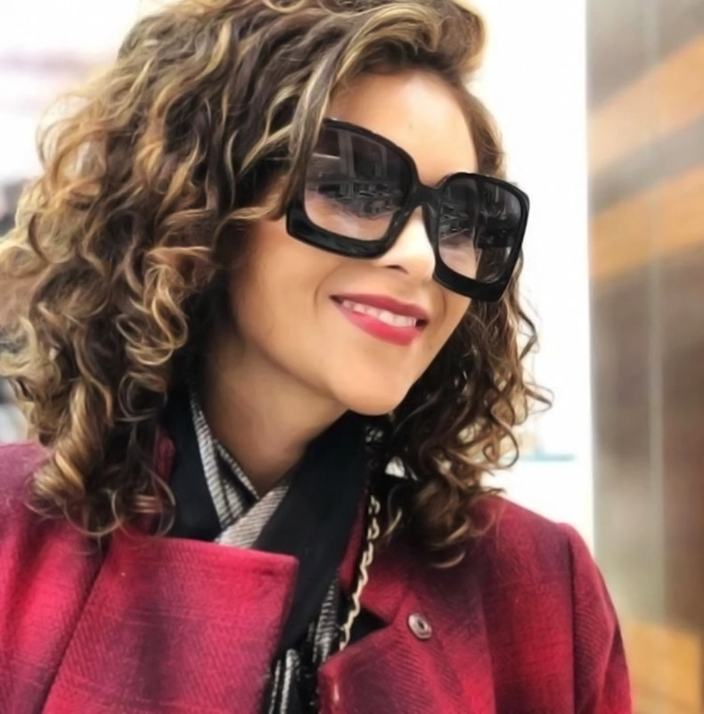 Kính mát gọng lớn phong cách đường phố Âu Mỹ 2020 sành điệu