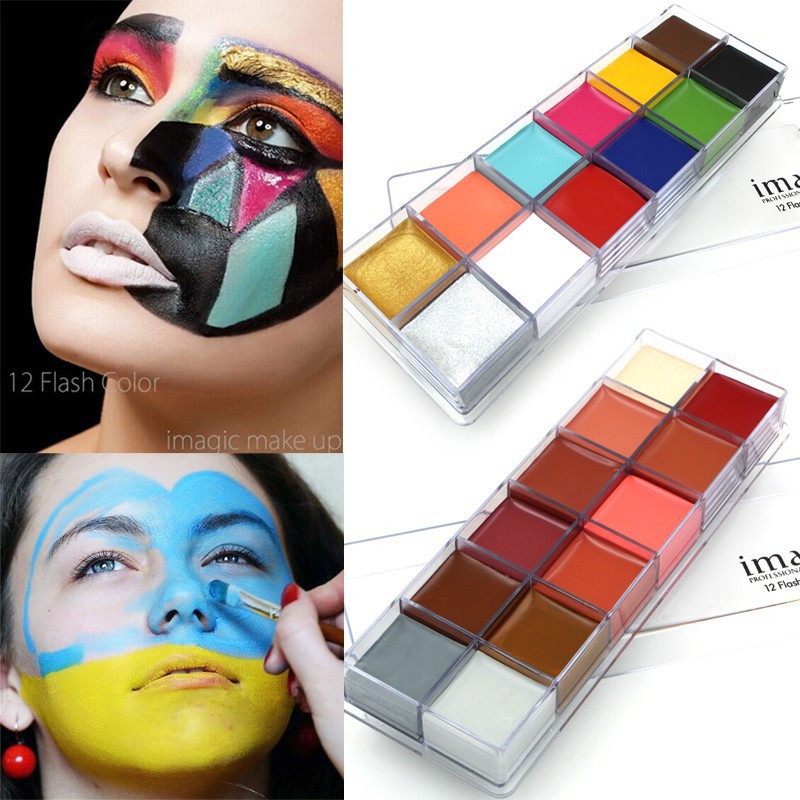 Bộ sơn dầu cơ thể/mặt IMAGIC 12 màu | BigBuy360 - bigbuy360.vn