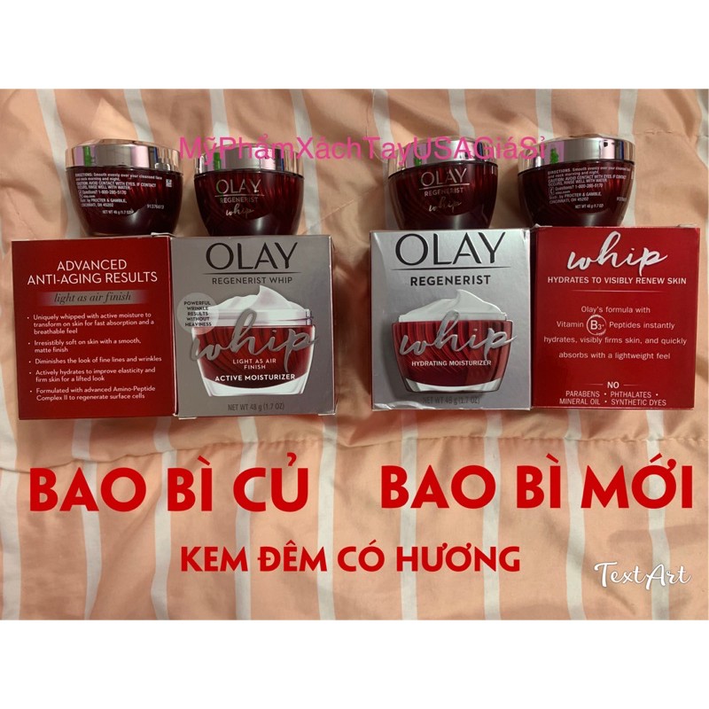 [HàngMỹ]Kem Dưỡng Chống Lão Hóa Olay Regenerist Whip Active Moisturizer 48g