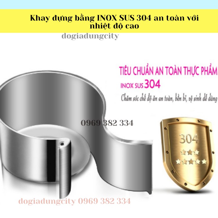 [CHÍNH HÃNG] Hộp Hâm Nóng Thức Ăn YOUYI Inox 304 - Dùng Cho Dân VP, Học Sinh, Người Đi Làm, Nấu Cơm