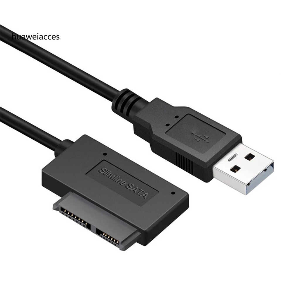 Cáp Chuyển Đổi Hua-Usb 2.0 Sang Mini Sata Ii 6 + 7 13pin Cho Ổ Đĩa Dvd / Cd Rom