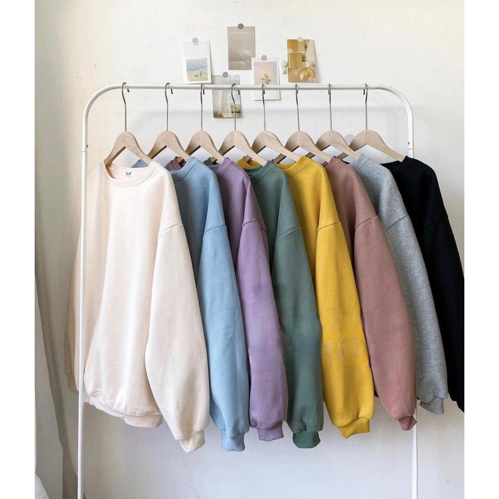 áo sweater trơn