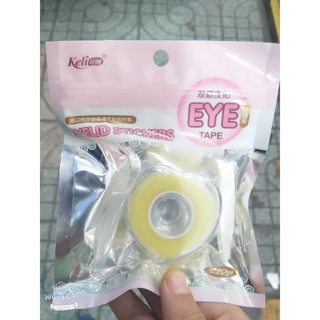 Dán Mí Lưới Cuộn Hình Trái Tim Dream Kiss Eyelid Tape