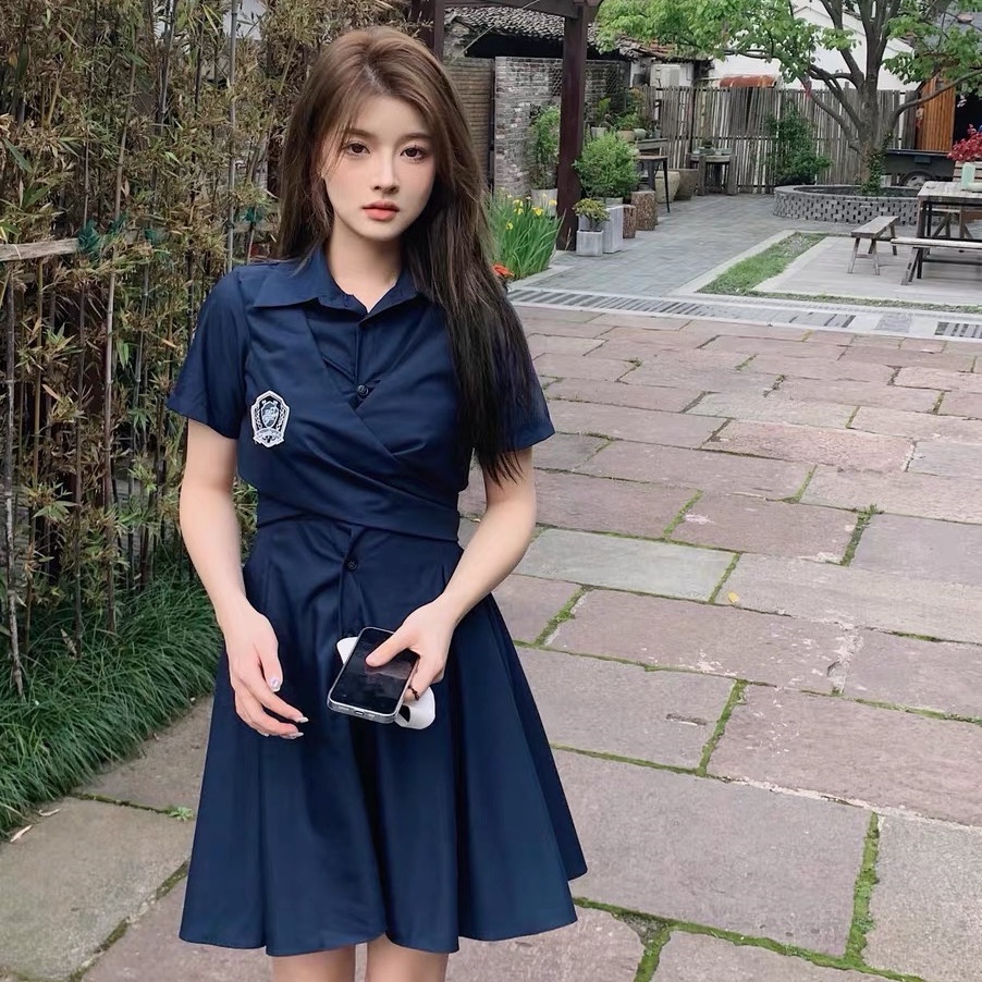 Đầm Mini Không Tay Thiết Kế Cột Dây Thời Trang Mùa Hè Quyến Rũ Cho Nữ