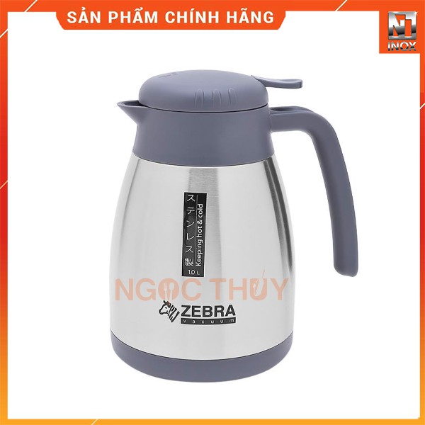 Bình giữ nhiệt Inox 304 Smart II 1L-2L Zebra có quai và vòi rót - 112964|112966