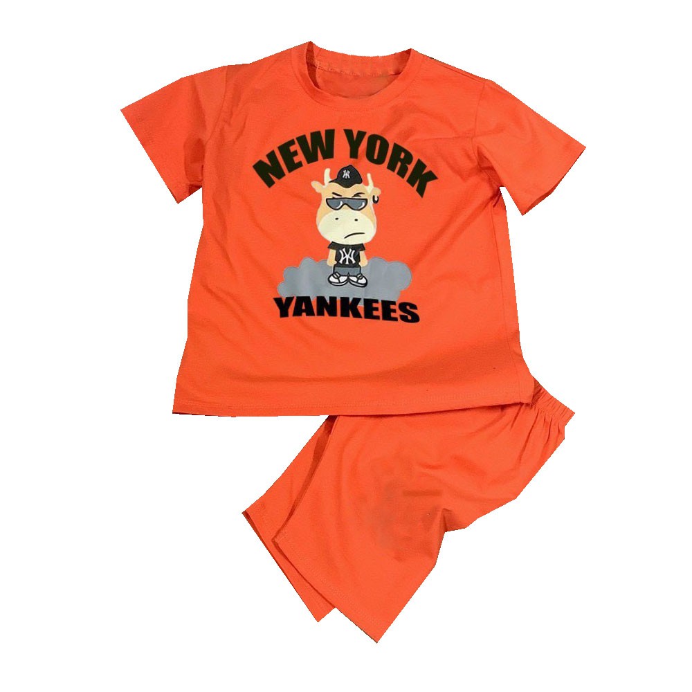 ( khuyến mãi ) Đồ bộ quần lửng ngắn tay trâu yankes.bộ bé gái Chăm sóc be từ 6kg-29kg.BDBG29. .