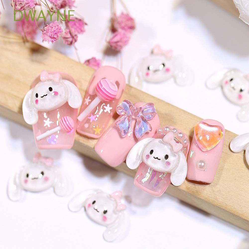 Phụ Kiện Trang Trí Móng Tay Hình Cún Con Dễ Thương