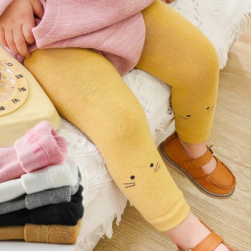 Quần tất Legging 2 lớp lót lông loại dày đẹp cho bé từ 6 - 14kg