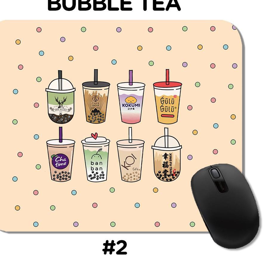 Miếng Lót Chuột Chơi Game Chống Trượt In Hình Nhân Vật Boba Bubble Tea By Feragat (kul-597)