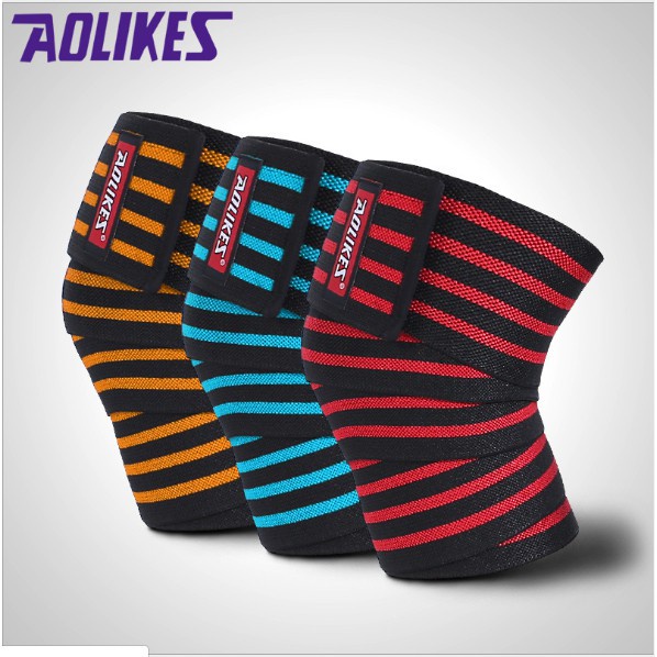 Quấn gối Aolikes - Bảo vệ đầu gối tập Gym