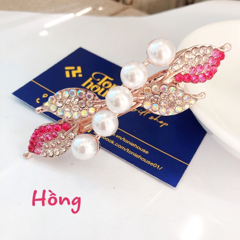 Kẹp tóc đuôi đính đá cao cấp cho nữ