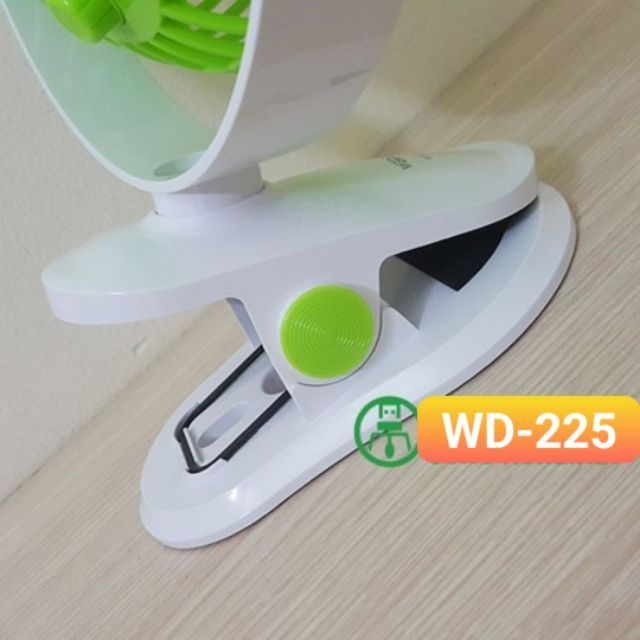 Quạt Sạc Kẹp WEIDASI WD-225