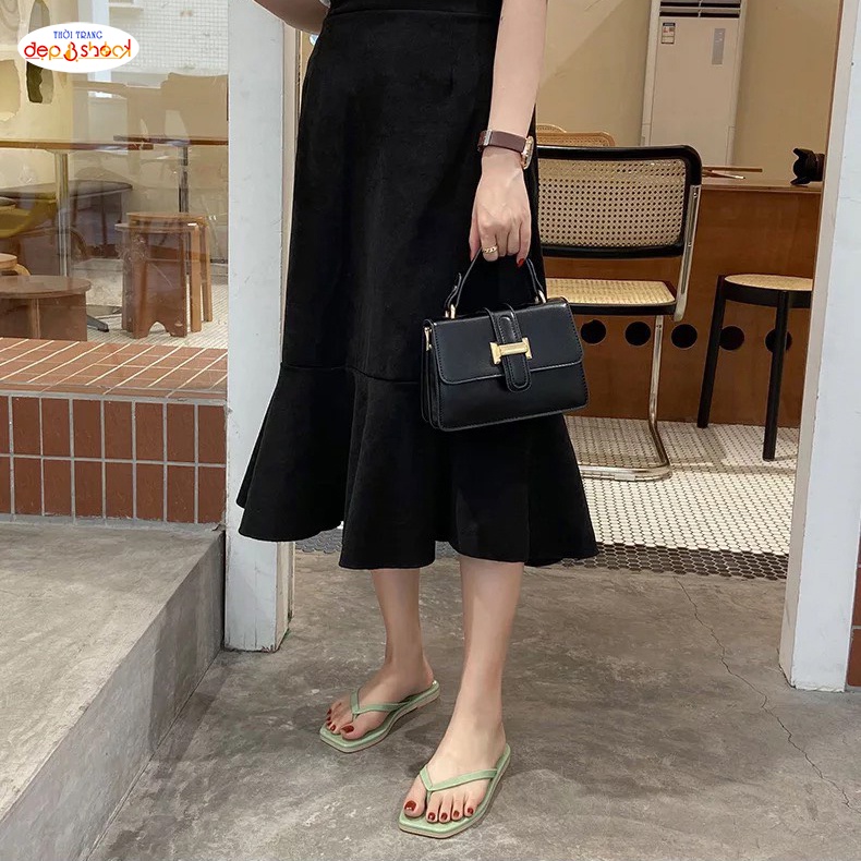Dép nữ xỏ ngón big size 42 43 thời trang 12017