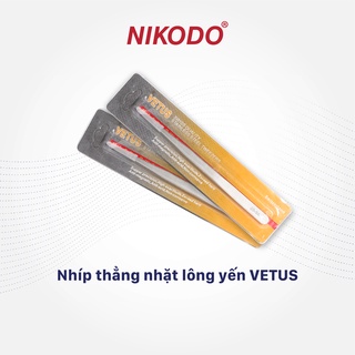 Nhíp nhặt lông Yến chuyên dụng giá tốt Vetus (bìa cam), nhíp thợ siêu xịn, nhặt lông Yến cực nhanh - Nikodo