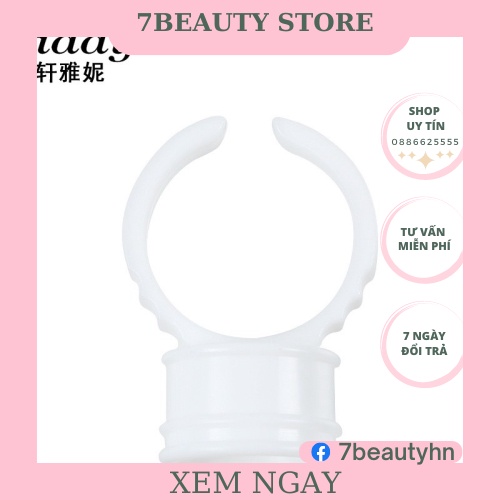 Nhẫn nhựa đựng mực(1 gói/~100c) phun xăm