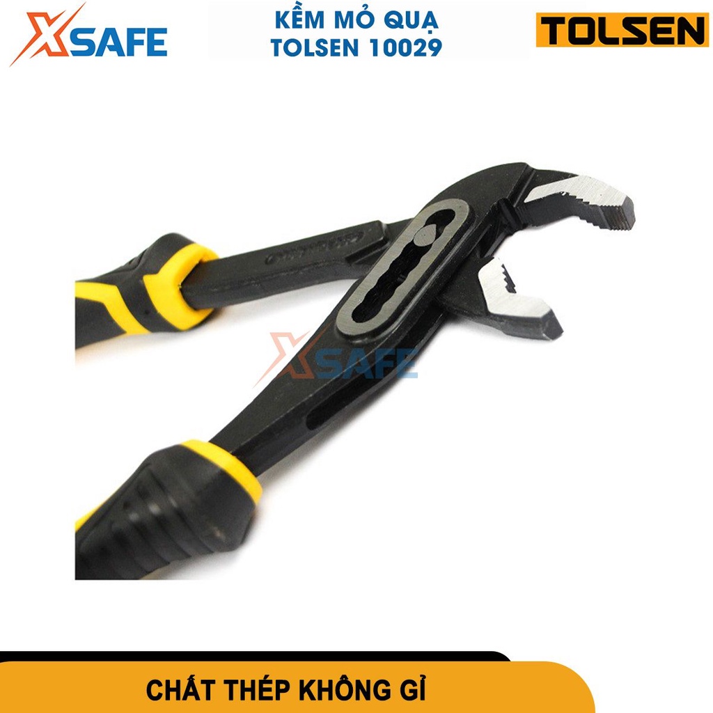 Kìm mỏ quạ cao cấp TOLSEN 10029 10&quot; (250mm) kềm mỏ quạ chất liệu thép Cr-V chống rỉ sét, mũi kềm rắn chắc [CHÍNH HÃNG]