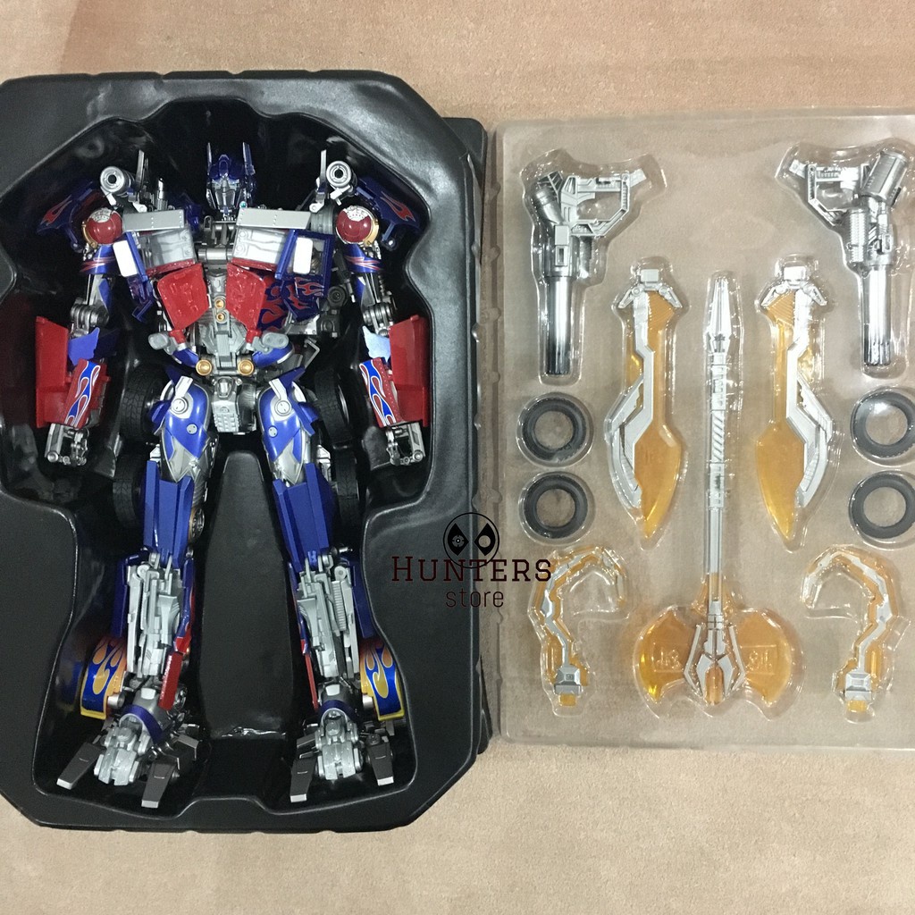 Mô Hình Optimus Prime LS-03 KM-01 Black Mamba LS 03 Đồ chơi Robot người máy lắp ghép LS 03F cao 38cm Km01Ls03 Ls03f