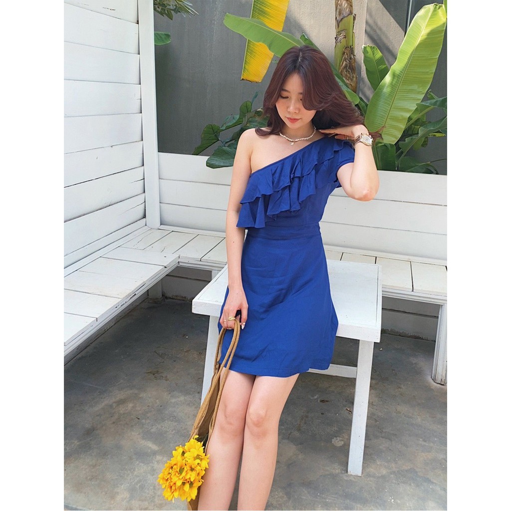 Đầm lệch vai bèo Liba Dress Gem Clothing SP060476